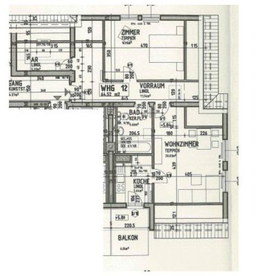 Helle 2‑Zimmer‑Wohnung mit Balkon in ruhiger Lage in Retz
