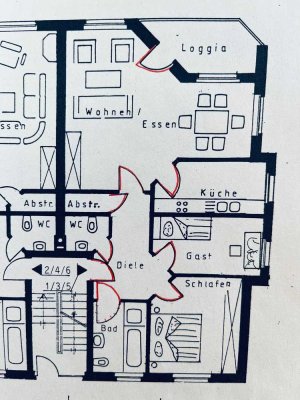 Helle, hochwertige 3-Zimmer-Wohnung mit Balkon in Minden, innenstadtnah