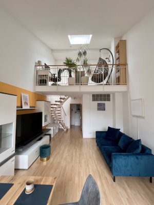 Helle Maisonette-Wohnung mit Galerie – ruhig, grün und privat zu verkaufen
