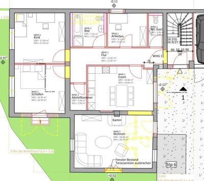 Schöne, sonnige 4-Zimmer-EG-Wohnung mit Terrasse u Garten in Haag/Hörmannwiese