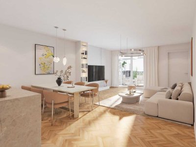 Ruhige Neubauwohnung mit Balkon im Kö-Karree - nur 80m von der Königsallee entfernt