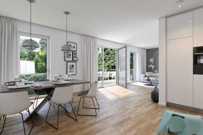 Neubau-Gartenwohnung mit Wunschausstattung • Luftwärmepumpe • Photovoltaik • Zentrale Lage