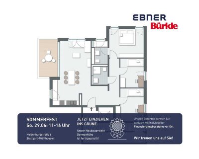 Hochwertige 4-Zimmer-Familienwohnung – großer Balkon & beste Ausstattung