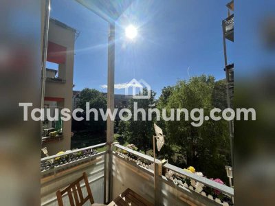 Tauschwohnung: Helle 3RW an der Elbe mit Tageslichtbad und Balkon