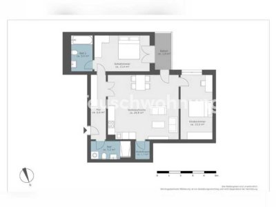 Tauschwohnung: Tausche 3-Zi-Wohnung in Johannstadt, suche 4 Zi-Wohnung