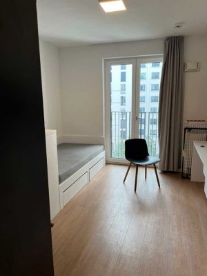 Möbliertes Studentenapartment (21 m²) im 4. OG – Campus Viva München – Am Olympiapark