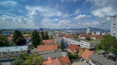 Helle Eigentumswohnung mit Fernblick &amp; Loggia in Graz-Jakomini | provisionsfrei