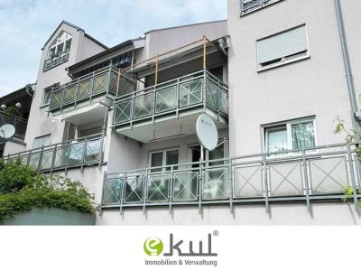 Moderne barrierefreie Eigentumswohnung mit Balkon und grünem Ausblick