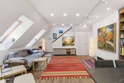 Über den Dächern von Wien: 2,5-Zimmer-Maisonette mit Sonnenterrasse, U1 Troststraße