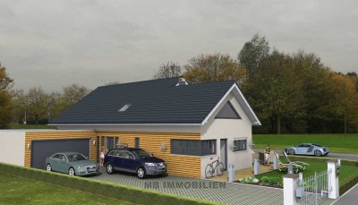 Bungalow in Brüggen inkl. Grundstück, Fußbodenheizung, freie Planung, schlüsselfertig.