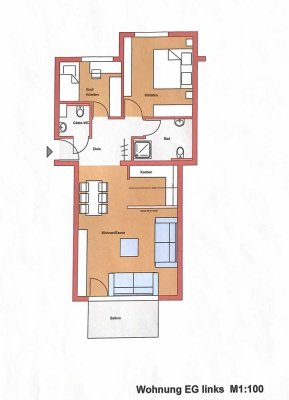 Attraktive 3-Zimmer-Wohnung mit überdachter Terrasse