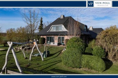 Fachwerk-Landhausvilla mit Stil, Eleganz und modernster Ausstattung auf großem Grundstück