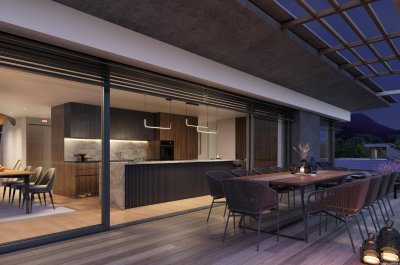 Terrassenwohnung nahe der Ache mit Wildem-Kaiser-Blick (06697)