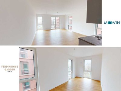 Wohnglück über den Dächern Berlins: Geräumige 3-Zimmer-Wohnung mit Balkon im Neubauquartier 'Ferd...
