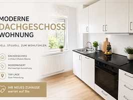 Erstbezug nach Sanierung: schöne 3-Zimmer-Dachgeschosswohnung in Stuttgart Stammheim