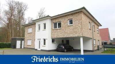 Moderne Erdgeschosswohnung mit Terrasse u. kleinem Gartenanteil in Edewecht-Friedrichsfehn / zentral