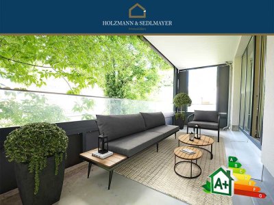 ***Reserviert*** Urbanes Wohnglück mit grünem Wow-Faktor: 
Moderne 3-Zimmer-Wohnung in Landshut-Wes