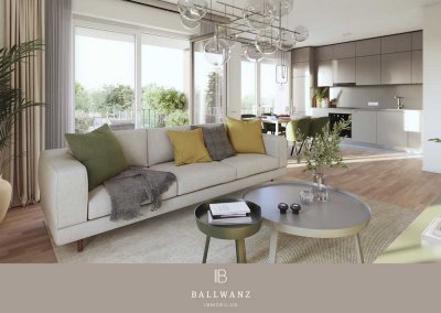 Elegantes Wohnen: 3-Zimmer-Wohnung mit durchdachtem Grundriss und Blick ins Grüne