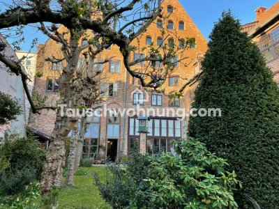 Tauschwohnung: Innenstadtwohnung mit großem Gemeintschaftsgarten