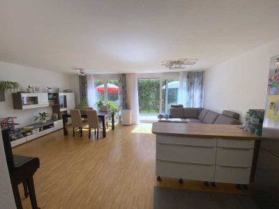 Neubaugleiche, hochwertig ausgestattete 3-Zi.-Garten-Maisonettewohnung