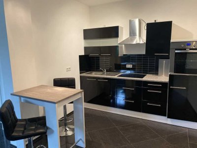 Freundliches teilmöbliertes 1-Raum-Appartement mit großer Terrasse am Stadtrand  von Limburg/Lahn