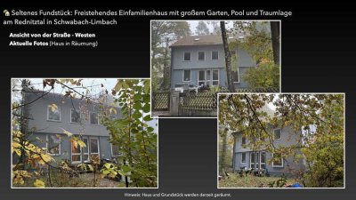 Freistehendes Einfamilienhaus mit großem Garten, Pool und Traumlage in Schwabach-Limbach