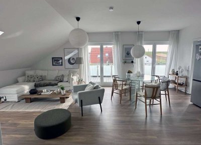 Helle, moderne 3-Zimmer-Wohnung mit großem Balkon in Kürnach