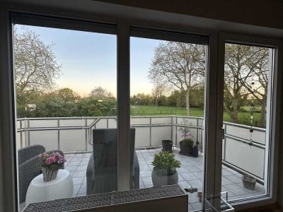 Attraktive Maisonette-Wohnung mit Blick ins Grüne zu vermieten