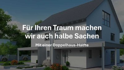 Doppelhaus-Hälfte in Donnbronn. Preis für Grundstück und Haus auf Anfrage.