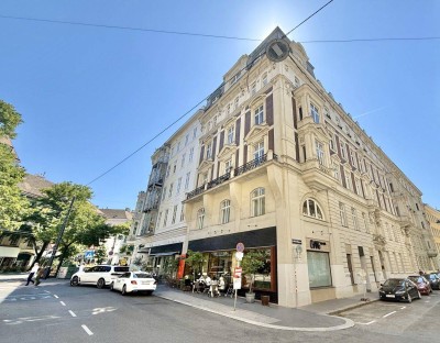 ALTBAU-JUWEL im Freihausviertel - BJ 1889 - ca. 175m² WFL - 5,5 Zimmer - 3.Liftstock - Sanierungsbedürftig - Gepflegtes Haus - ZENTRUMSNAH