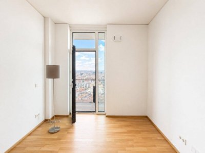Triiiple Tower - Teilmöblierte 2-Zi.-Wohnung mit Panoramablick auf die Wiener Innenstadt