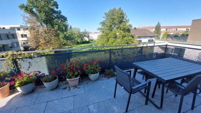 Helle Penthouse-Wohnung mit großer Dachterrasse