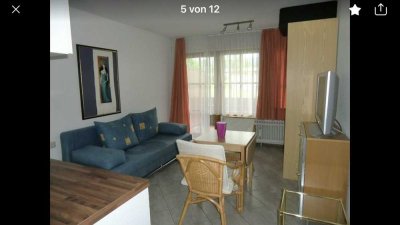 Möblierte 1,5-Zimmer-Wohnung mit EBK und Balkon in Oberstaufen