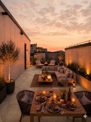 Top-Lage in Darmstadt: Privates Rooftop-Wohnen im Europaviertel.
