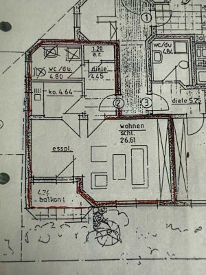 Gemütliche 1 1/2 Zimmerwohnung