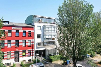 Möbliertes Appartement in Rostocker KTV (Ulmencampus) - Terrasse, Abstellkammer, Stellplatz