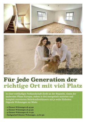 Leben in Wohlbehagen: Neu renovierte 3-Zi-Wohnungen in Wolfshagen/Groß Pankow ab 09/25