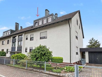 Vermietete 3-Zimmer-Dachgeschosswohnung mit ca. 98 m² in Erlangen-Büchenbach – zur Kapitalanlage