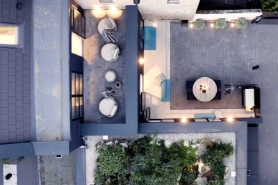 Townhouse mit Terrasse, Balkon und Einbauküche