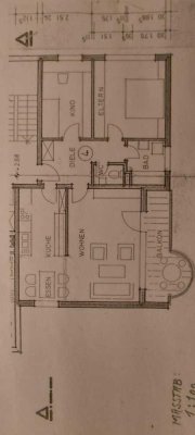 Gepflegte 3,5-Zimmer Wohnung im 1. OG in Pforzheim-Büchenbronn  Lange Str. 10, 75180 Pforzheim