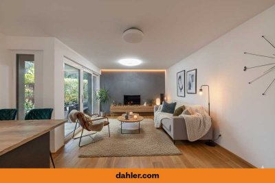 DAHLER - 
Modernität trifft Natur: 
Neubau - Terrassen-Whg