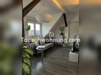 Tauschwohnung: Super helle Dachgeschosswohnung