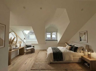Super sonnige und außergewöhnliche Wohnung auf zwei Etagen mit Premiumausstattung - und bezugsfertig