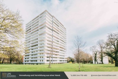 ⓁⓅⒺ Licht. Ruhe. XXL-Balkon | 2-Zimmer | TG-Stellplatz | frei ab sofort | Bogenhausen n. Herzogpark