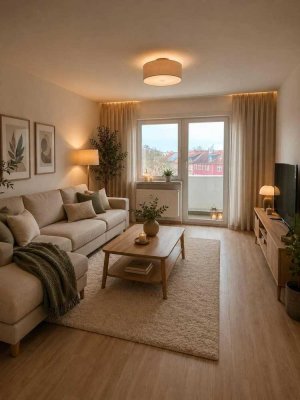 Schöne 3-RaumWohnung mit Küche und Balkon