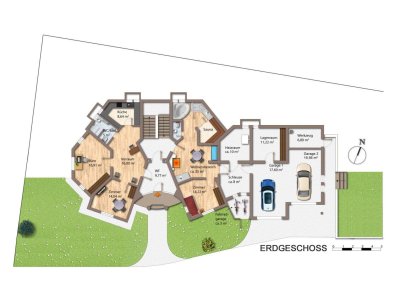 Ein architektonisches Unikat am Fuße des Pöstlingbergs – Wohnen und Arbeiten in perfekter Balance