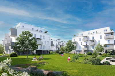Grün Wohnen am Puls der Stadt: Sonnige Eigentumswohnung im neuen Graumann-Park