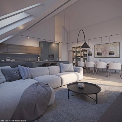 Bergheim's Bestes: Modernes Penthouse mit urbanem Flair und Panoramablick
