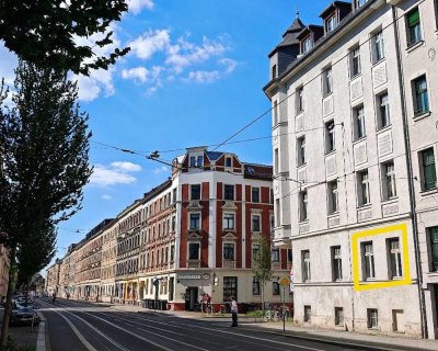 Provisionsfrei & Privat: Bezugsfreie 2-Zi.-Whg in Leipzig-Leutzsch – Teilmöbliert,  0 % Maklergebühr