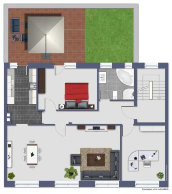 3-Zimmer-Wohnung mit Dachterrasse in Neukirchen-Vluyn